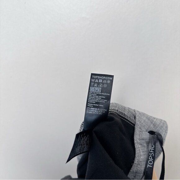 Topshop Womens 10 Pleated Trouser Ankle Pant - Picture 12 of 15